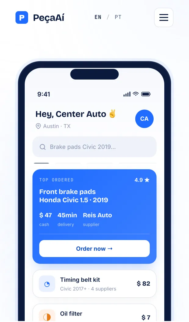 PeçaAí screenshot